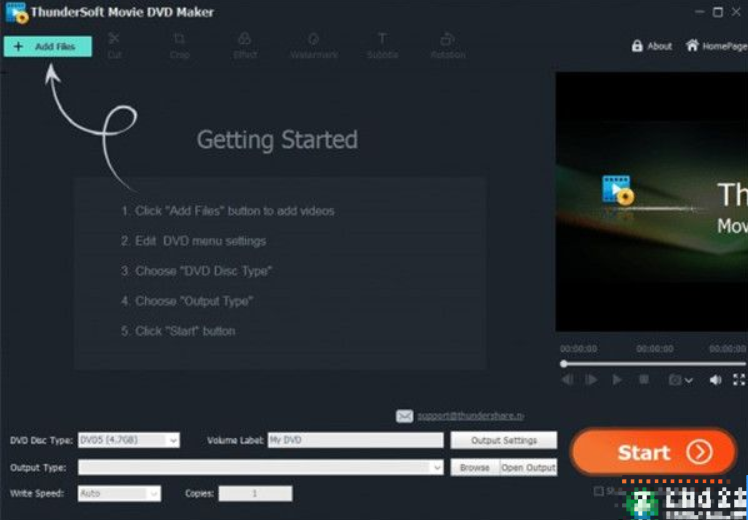 ThunderSoft Movie DVD Maker破解版