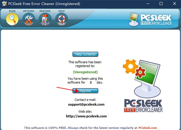 PCSleek Error Cleaner绿色破解版