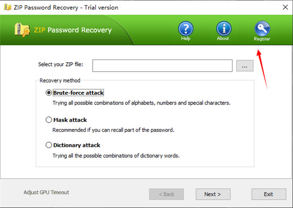 Top ZIP Password Recovery破解版