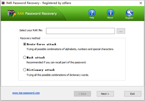 Top RAR Password Recovery破解版