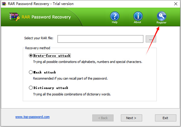 Top RAR Password Recovery破解版