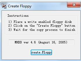 Create Floppy
