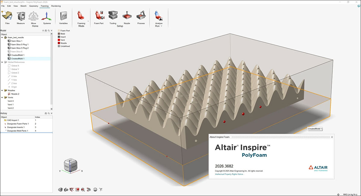 Altair Inspire PolyFoam 2026官方版